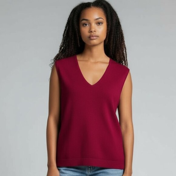 Chico’s Sleeveless V-Neck Knit Cami, Size 3 (XL) - Picture 1 of 8